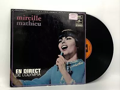 Mireille Mathieu - En Direct De L’Olympia - 1968 ORIGINAL AUS PRESS VINYL LP NM • $3.26