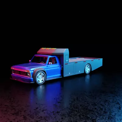 Custom  F-100 Tow Truck Flatbed 1 24 Scale Plastic Model DIY Build Kit • $60