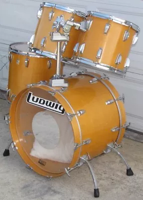 Vintage Ludwig 80's Classic Maple Drum Set ThermoGloss 12  13  16  22  Modular • $899.95