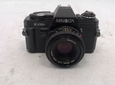 Minolta X-370s Film Camera With MD 50mm F2 Lens And Leather Case • $29.99