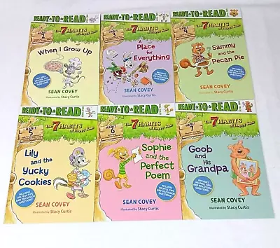 The 7 Habits Of Happy Kids Ready-to-Read Collection Books 2 Thru 7 Lot Of 6 • $9.95