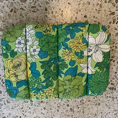 Vintage HOMECREST INDUSTRIES Patio Furniture Ottoman Floral Cushion 22”x17” • $69.99