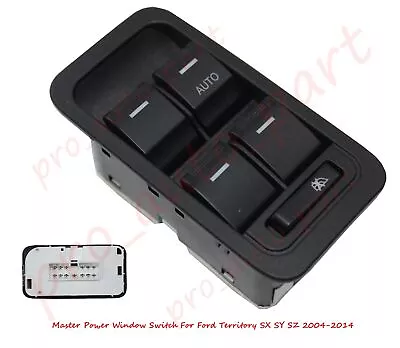 LED Master Power Window Switch 13 Pins For Ford Territory SX SY SZ 2004-2014 AU • $62.69