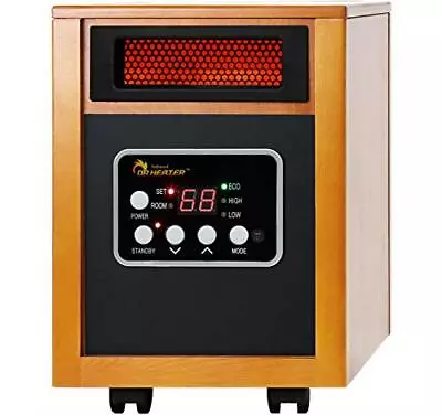 Dr Infrared Heater Portable Space Heater 1500-Watt Cherry • $121