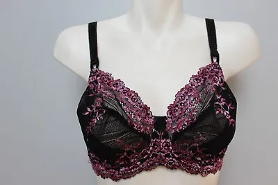 Wacoal 65191 Underwire Unlined Embrace Lace Balconette Bra Size 34DDD • $24.99