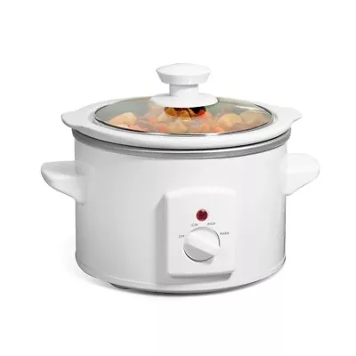 Mini Slow Cooker In Stainless Steel W/LidAdjustable TempDishwasher Safe 1.5Qt • $23.08