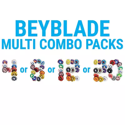 Beyblade Random Multi Essential Pack From Metal Masters Metal Fusion Metal Fur • $25.95
