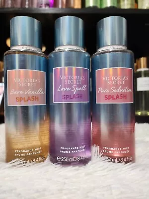 NEW Victoria's Secret  Lot Of 3 SPLASH Body Mist 8.4 Oz LIMITED EDITION • $30