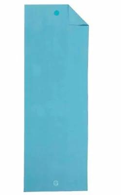 Manduka Yoga Mat Towel 24x64 Aqua Skidless Yogitoes • $22.95