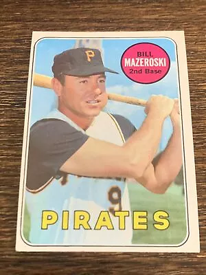 1969 Topps Bill Mazeroski #335 Pirates Ex-mt Or Better • $8.50
