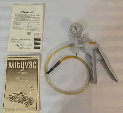 Mityvac Hand Pump Automobile Vacuum Tester Neward Enterprises Vintage 1979 • $35.54