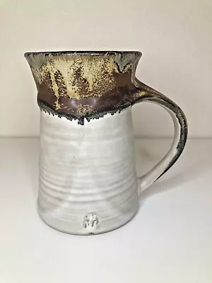 VINTAGE 1968 Pacific Stoneware USA Ceramic Pottery Mug Multi Color Glaze W Stamp • $25