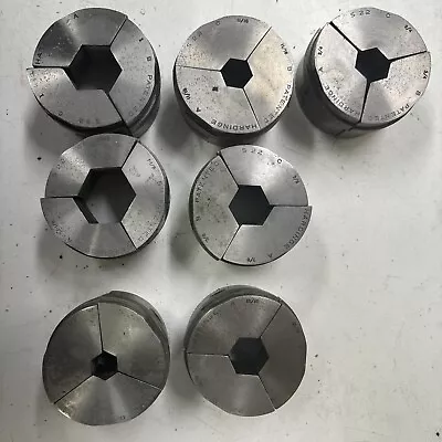 Hex Hardinge S22 Collet Pads Lot Of 7 • $115