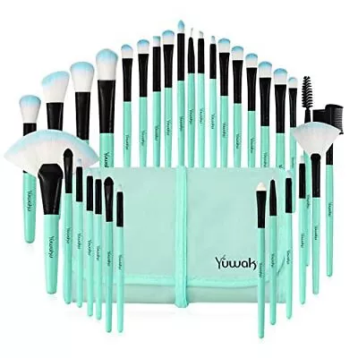 Makeup Brush Set 32pcs Blue Eyeshadow Make Up Brush Foundation Blending Blush... • $17.52