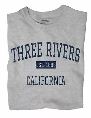 Three Rivers California CA T-Shirt EST • $21.49