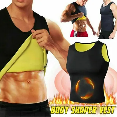 The Kewlioo Men Slimming Sauna Vest Body Belly Shaper Underwear Waist Girdle • $18.87