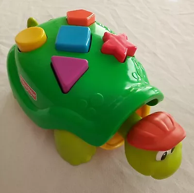 Vintage Fisher Price B0336 2002 Tappy Turtle Learning Shapes Toy • $12.99