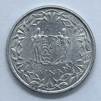 1979 Suriname 1 Cent Aluminum Coin KM#11a - NOT GRADED - AU RARE • $2.88