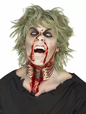 Make-Up FX Zombie Exposed Throat Wound Fancy Dress Accessory • £4.38