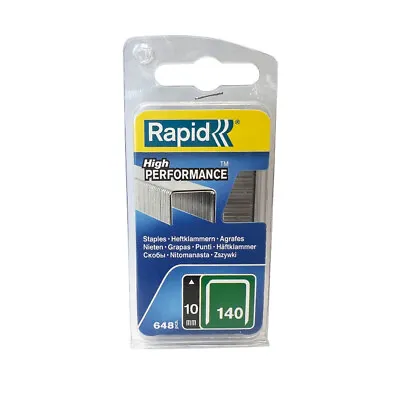 £10.99 • Buy Rapid 140 Series Flatwire Proline Staples 6/8/10/12mm For R34 Tacker Handy Pack