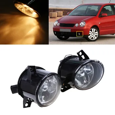 FIT VW Polo 9N MK4 For Seat Leon Mk2 Pair Front Bumper Fog Lights Lamp Housing • $36.59