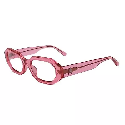 LINDA FARROW X ATTICO Pink Oval Sunglasses Irene Pink-Lens Frames NEW RRP 210 • £115.50