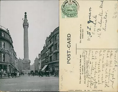 London The Monument 1905 Waltham Cross SOTN Cancel Empire Series 43 • £4.10