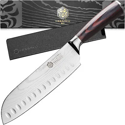 Kessaku 7  Santoku Knife Samurai Series High Carbon 7Cr17MoV Stainless Steel • $29.99