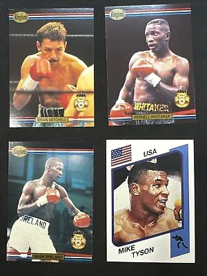 Ringlord Cards LOT (3) BOXING CARDS (+ Bonus Free Mike Tyson Card Reprint) • $5