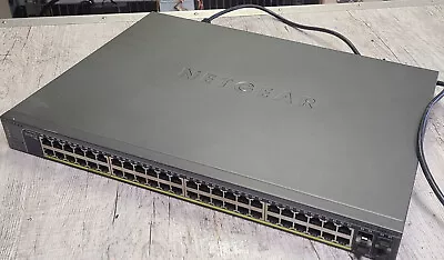 NETGEAR ProSafe GS752TP 52-Port Gigabit PoE Ethernet Switch W/ 4x SFP Ports • $69.99