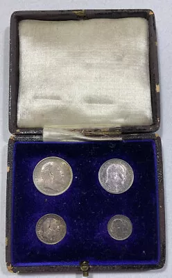 1905 Great Britain Edward VII Maundy Set 4 Coins With Original Box • $425