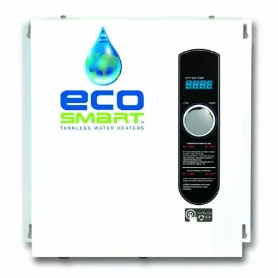 EcoSmart ECO 27 Tankless Electric Water Heater - White • $350