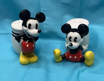 Disney 2006 Mickey Mouse Everyday Gibson Salt & Pepper Shakers Used See Desc • $8.97