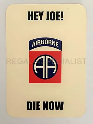 Vietnam War Vietcong Anti American Propaganda Card - 82nd Airborne Patch Design. • £1.95