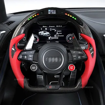 Carbon Fiber Steering Wheel For All Audi Model A3 A4 A5 S3 (Supports Old To New) • $1299