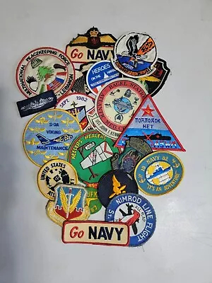 Lot Of 22 Assorted Vintage  Military Patches • $32.89