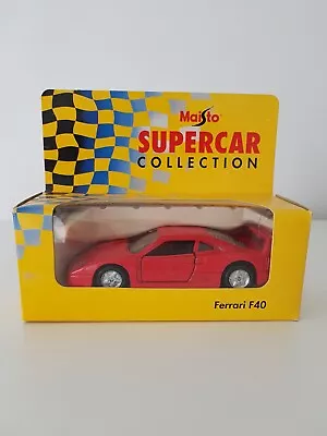 Maisto Supercar Collection: Ferrari F40 Red New Boxed • £5