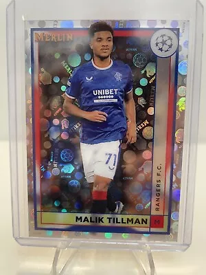 2022-23 Topps Merlin Chrome UEFA Malik Tillman Merlin Vintage Refractor • $10