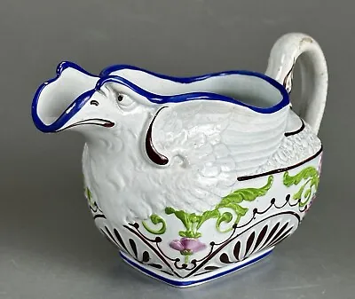 £38 • Buy Pearlware C1815 Bird Moulded Creamer Antique English Pottery