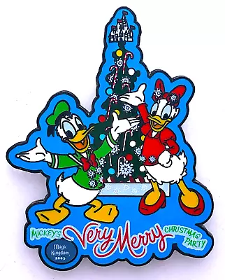 DISNEY Trading Pin 2003 - MICKEY'S VERY MERRY CHRISTMAS PARTY - DONALD And DAISY • $8.05