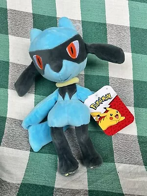 $32.90 • Buy Official Pokemon Wicked Cool Toys Riolu  Plush Soft Toy 10 
