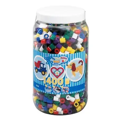 Hama 10.8540 1400 Maxi Beads In Tub Solid Mix Klein Single • £31.90