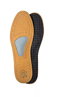 Orthotic Leather Shoe Insoles With Metatarsal Arch Support And Cushion Kaps... • $12.29