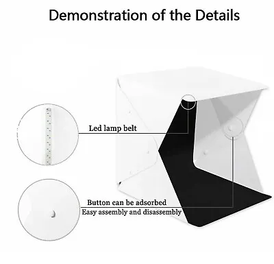 Mini Photo Studio Light Box Portable Folding 9  Photography Shooting Tent Kit • $5.99