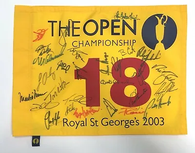£3499.99 • Buy Open Golf Flag Signed 28 Champions Winners Autograph AFTAL COA SEVE BALLESTEROS