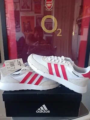 £40 • Buy Arsenal Adidas Trainers Size 9.5uk  Tribute To Clock End Highbury New With Box &