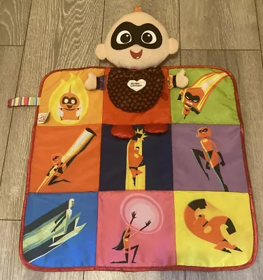 Lamaze Disney Incredibles 2 Jack Baby Playmat Mat Rattle Blanket Vgc Boys Girls • £10.95