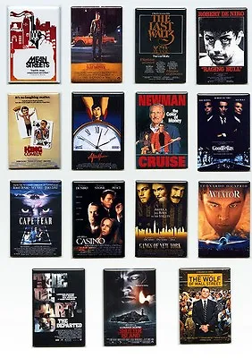 MARTIN SCORSESE MOVIE POSTER MAGNETS W/ TAXI DRIVER GOODFELLAS CASINO & MORE!! • $6.99