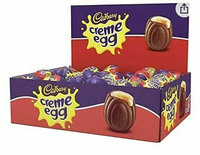 £25.99 • Buy Cadbury Cream Creme Eggs /  (10,15,24 & Full Box Of 48 Eggs) / Expiry 31/07/2022