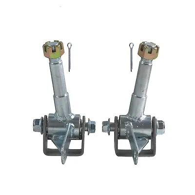 Pair Front Steering Shaft Axle Spindle For Go Kart Golf Cart Buggy ATV 4 Wheeler • $33.60